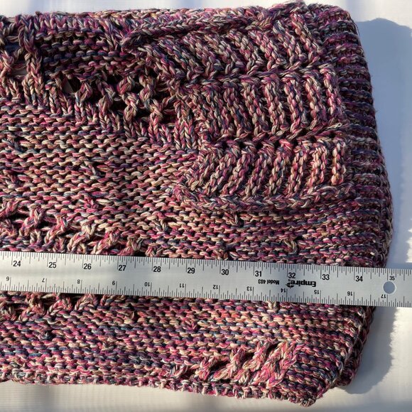 Kookai Grandmacore Open Knit Multicolor Cardigan Sweater Kimono Size 1 Boho Chic - Picture 7 of 13